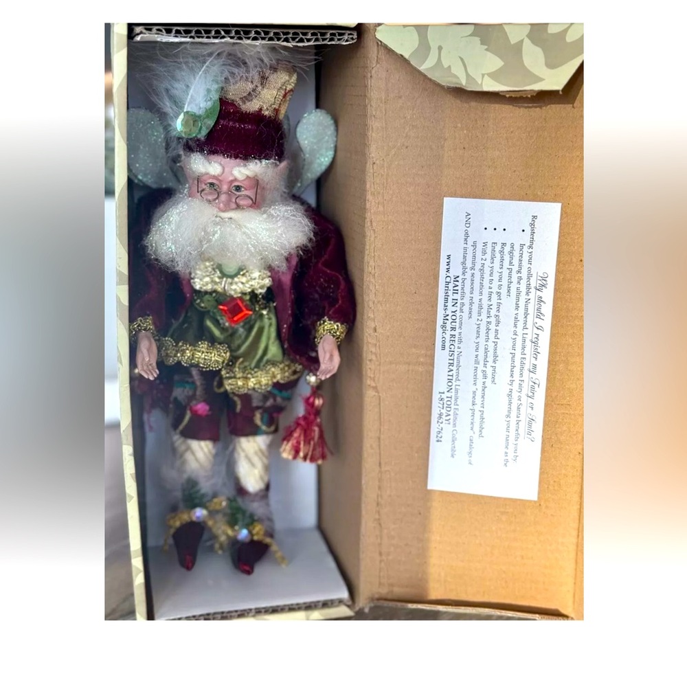 Mark Roberts Small HERALDING FAIRY 51-42426 Ltd Ed. Includes Box.